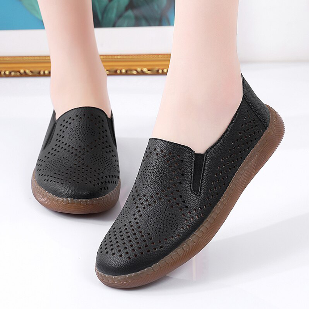 Buty damskie Płaskie z prawdziwej skóry