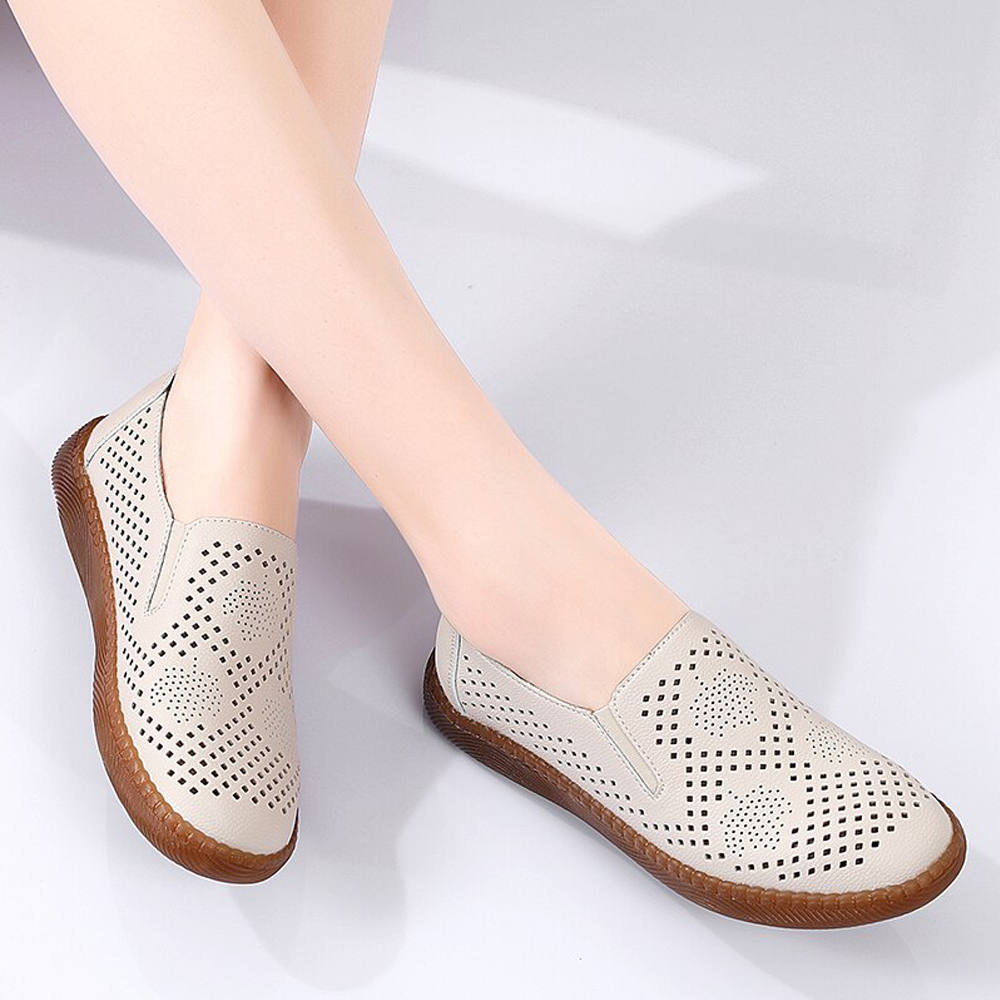 Buty damskie Płaskie z prawdziwej skóry