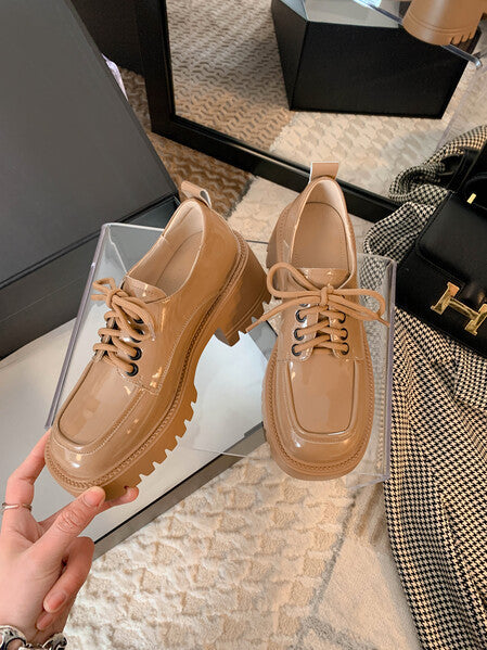 Buty na platformie z grubym spodem