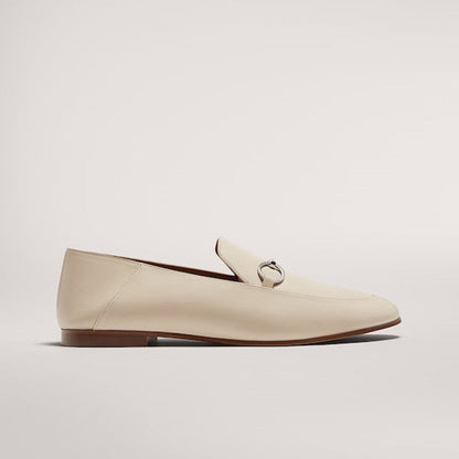 Damskie skórzane buty wsuwane płaskie buty wizytowe