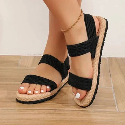 Buty Slingback z otwartym palcem i elastycznym paskiem