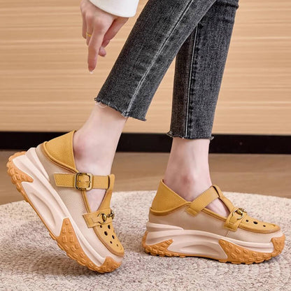 Letnie sandały damskie Casual Lace Up Hollow