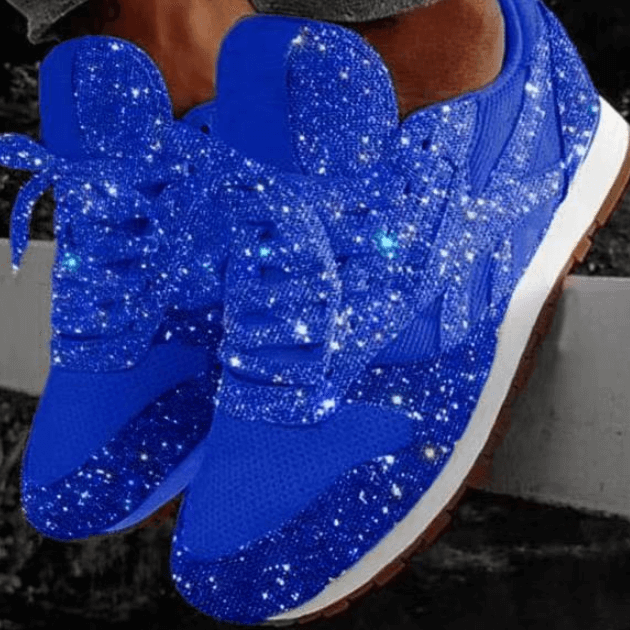 Modne buty damskie z cekinami