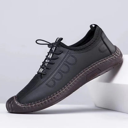 Sandały męskie Letnie miękkie skórzane buty oddychające