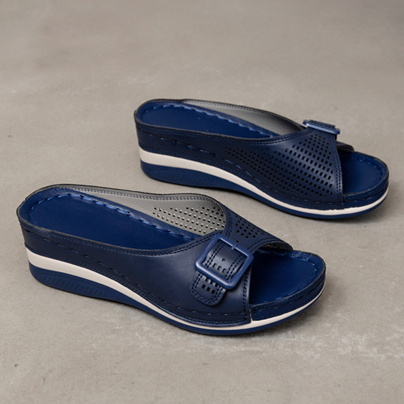Buty na platformie z odkrytymi palcami