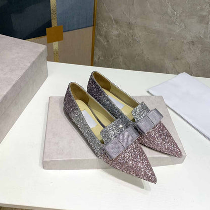 Płaskie buty damskie Gala Platina Flamingo
