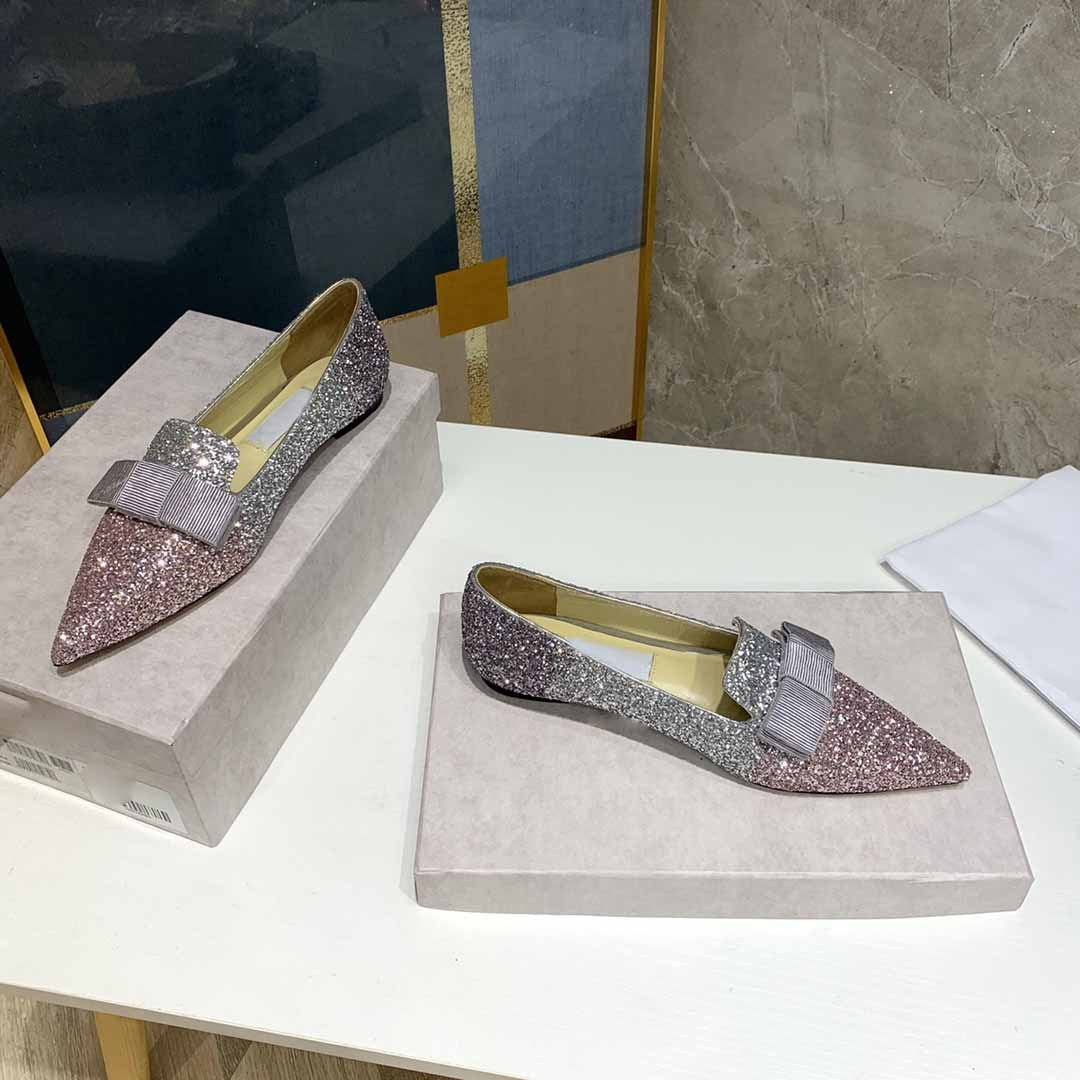Płaskie buty damskie Gala Platina Flamingo
