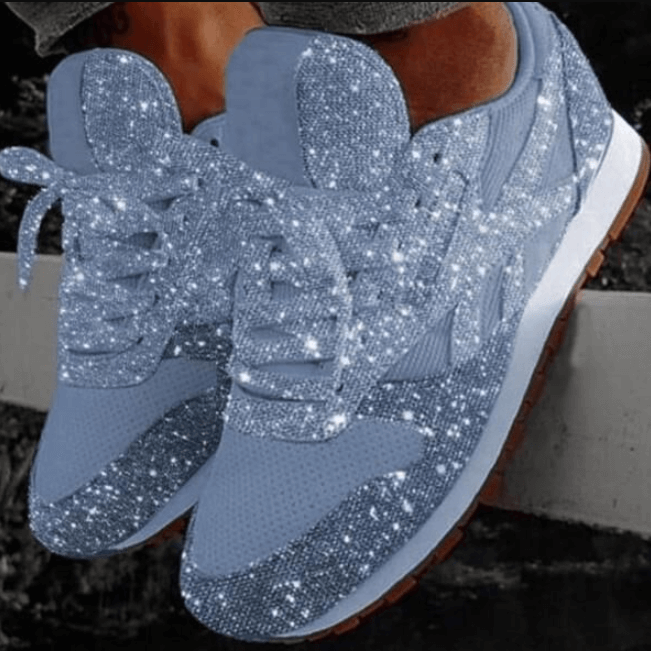 Modne buty damskie z cekinami