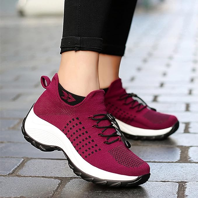 Buty do chodzenia dla kobiet Slip on Sneakers