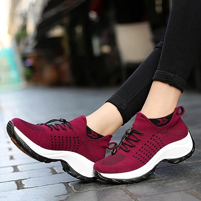Buty do chodzenia dla kobiet Slip on Sneakers