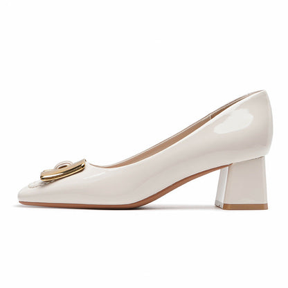 Buty damskie z kwadratowymi palcami