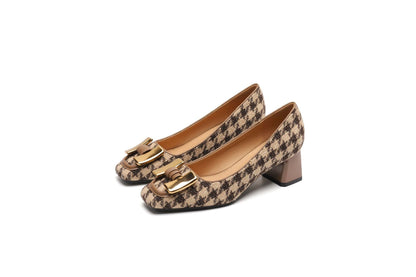 Buty damskie z kwadratowymi palcami