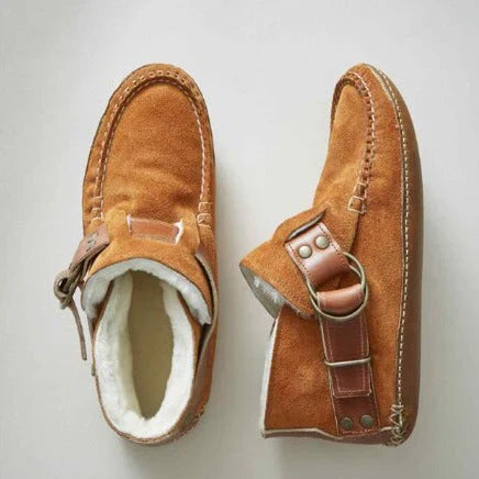 Wspierające stylowe ortopedyczne buty zimowe
