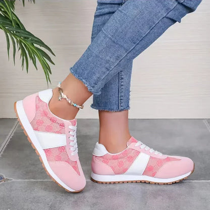 Sneakersy na platformie ze skóry bydlęcej