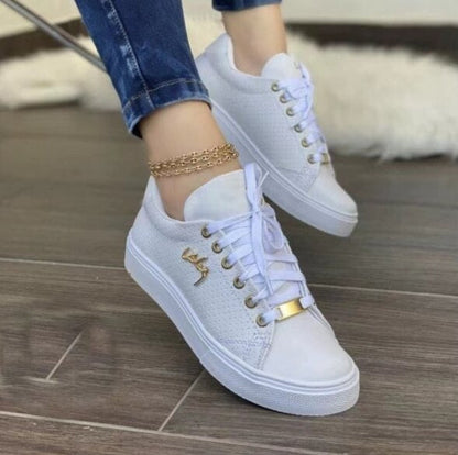 Damskie gumowe buty na platformie z okrągłym noskiem