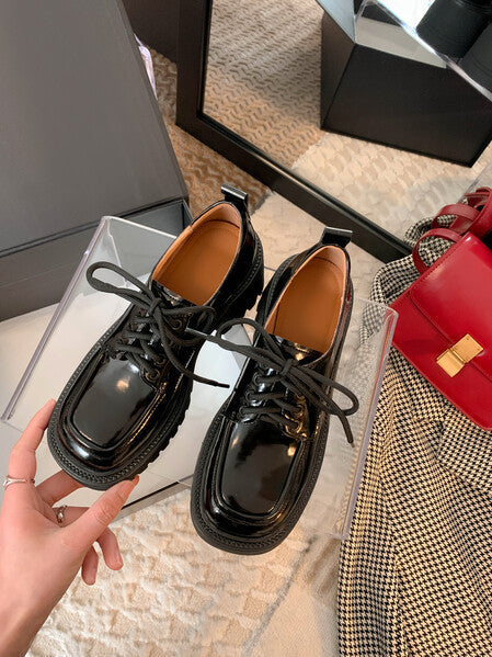 Buty na platformie z grubym spodem