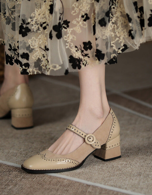 Eleganckie, klasyczne szpilki damskie w stylu brogue