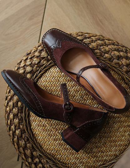 Eleganckie, klasyczne szpilki damskie w stylu brogue