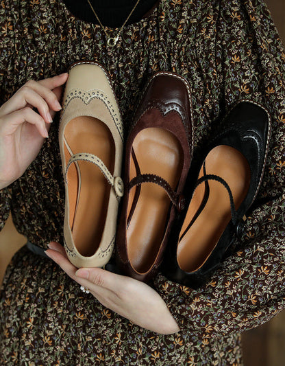 Eleganckie, klasyczne szpilki damskie w stylu brogue