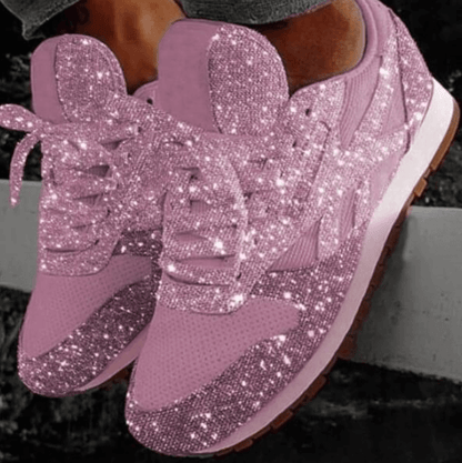 Modne buty damskie z cekinami