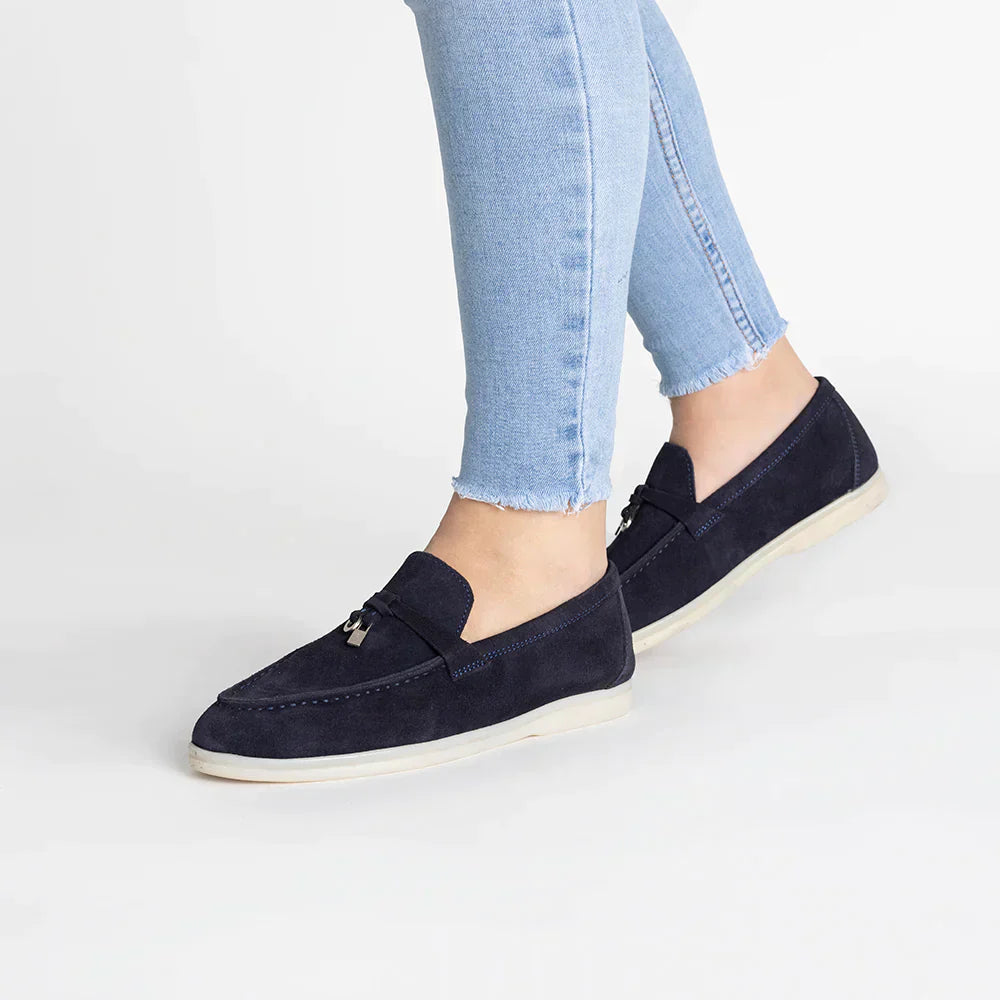 Damskie buty codzienne na niskim obcasie, białe