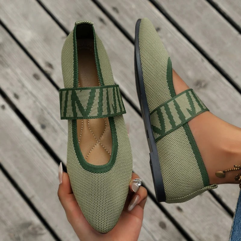 Eleganckie i szczegółowe buty zimowe Flats