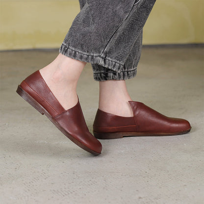 Buty codzienne z wierzchniej warstwy skóry bydlęcej