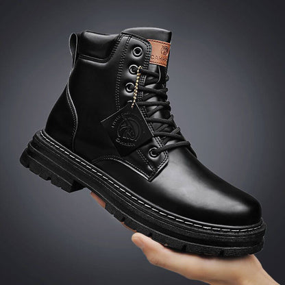 Klasyczne, stylowe buty bojowe dla mężczyzn
