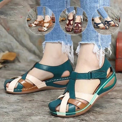 Letnie wygodne buty do chodzenia z paskiem na kostce