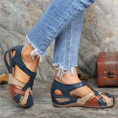 Letnie wygodne buty do chodzenia z paskiem na kostce