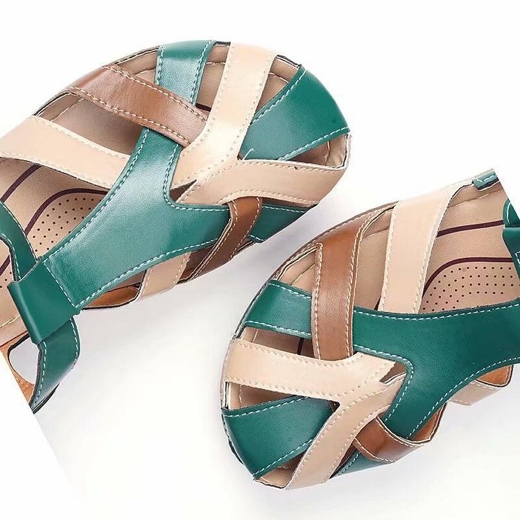 Letnie wygodne buty do chodzenia z paskiem na kostce