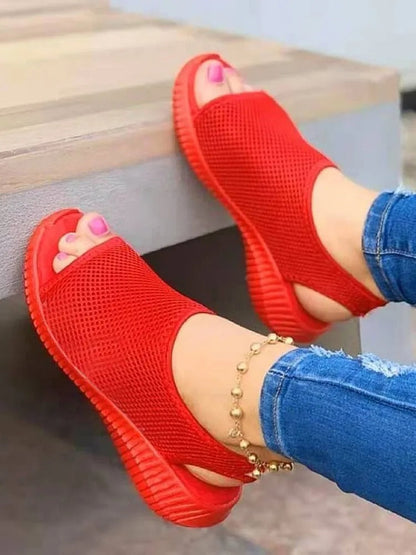 Wygodne buty wsuwane na szpilce z odkrytymi palcami