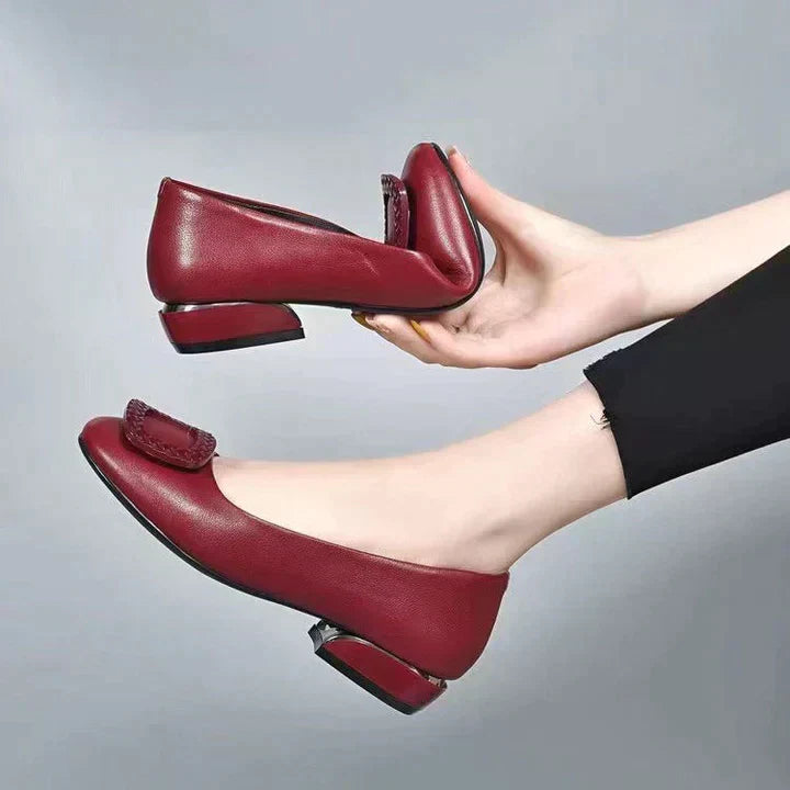 Wygodne buty z czystej skóry bydlęcej