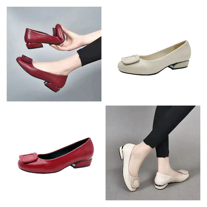 Wygodne buty z czystej skóry bydlęcej
